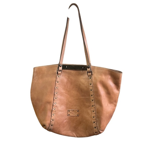 Patricia Nash Handbags - Patricia Nash Benvenuto Tan Leather Tote Shoulder Bag